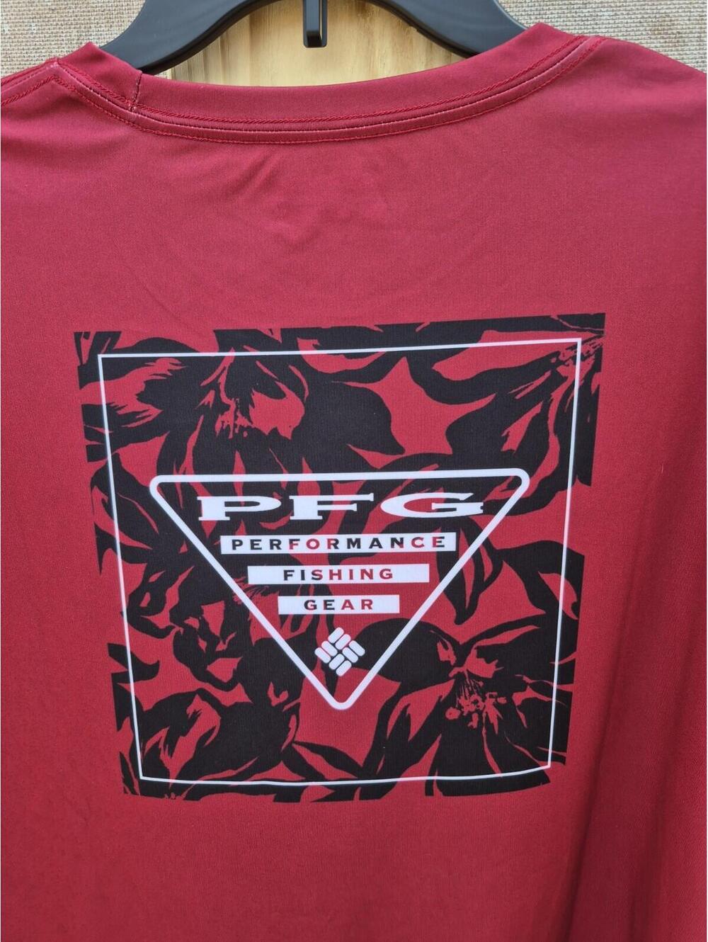 Columbia PFG Short Sleeve Tshirt Gamecocks NCAA New Tropical XL $40 MSRP